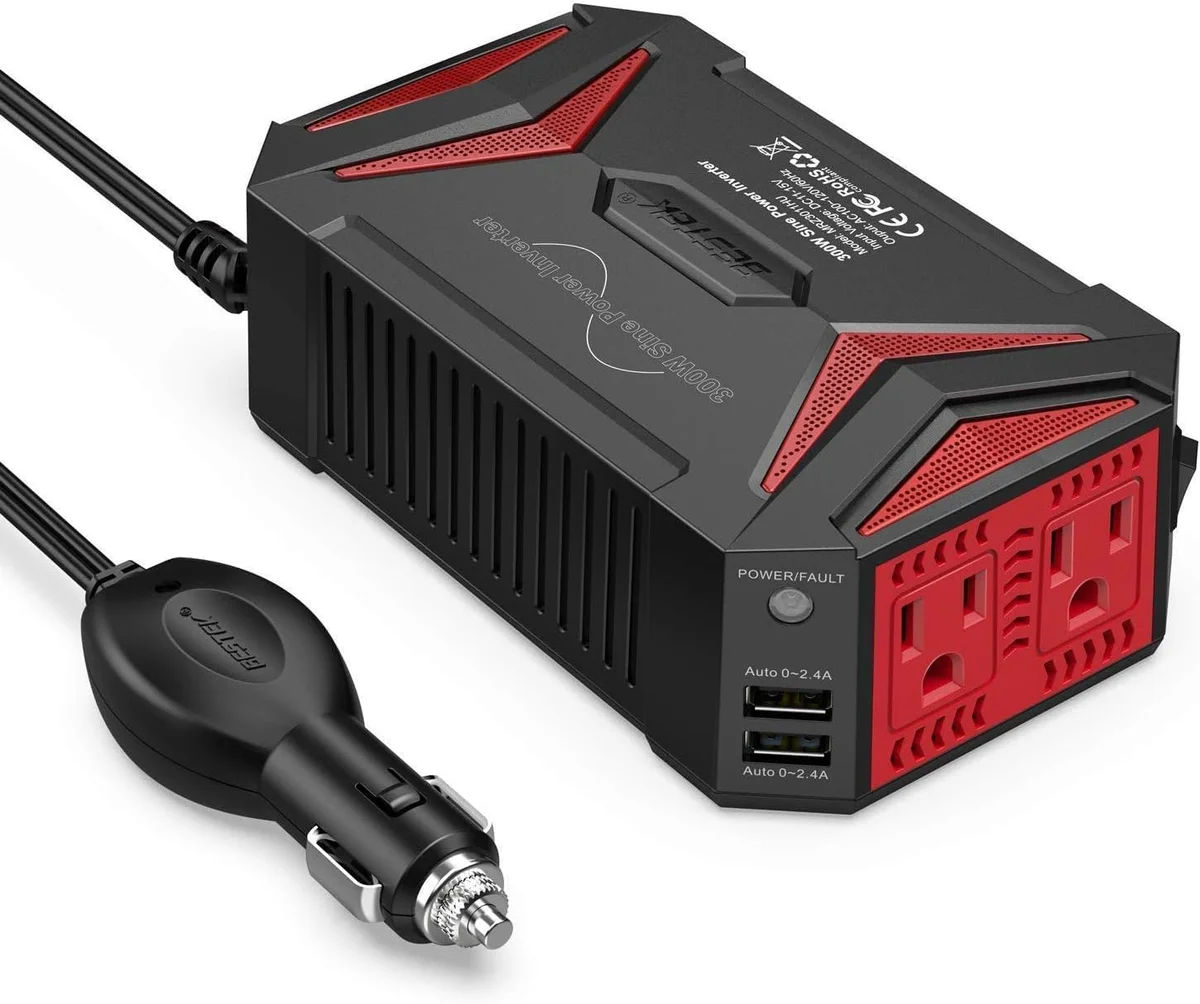 BESTEK 300W Pure Sine Wave Power Inverter image 2